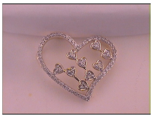 10kt Yellow Gold 1/3ct Diamond Pendant