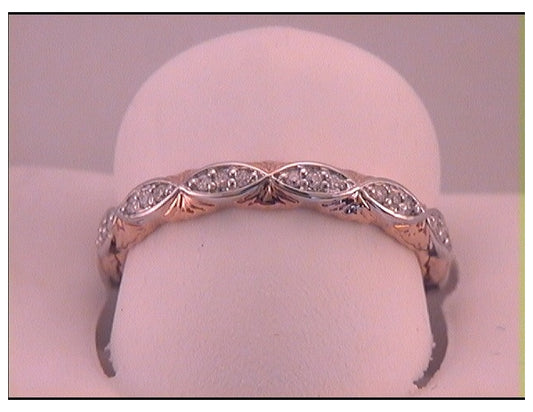 10kt Rose Gold 1/10ct Diamond Ring