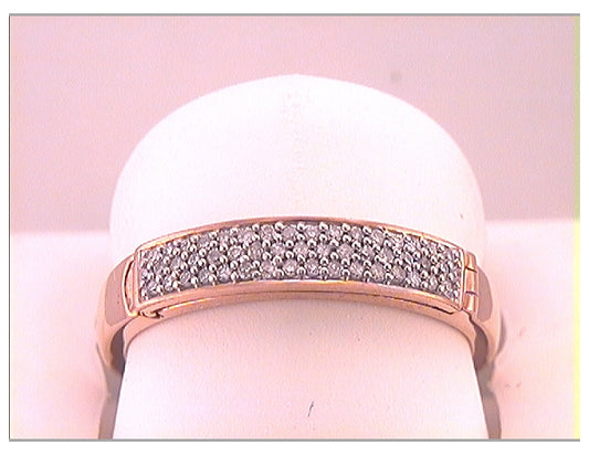 10kt Rose Gold 1/6ct Diamond P1p2  Micro-pave Band