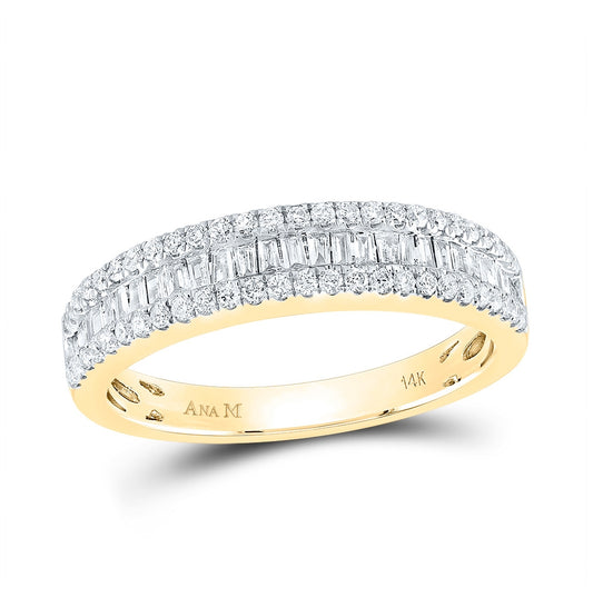 14kt Yellow Gold 1/2ctw Diamond Band