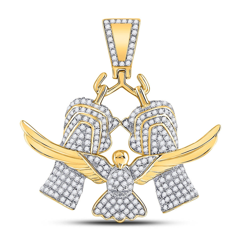 10kt Yellow Gold 1ct Diamond Pendant