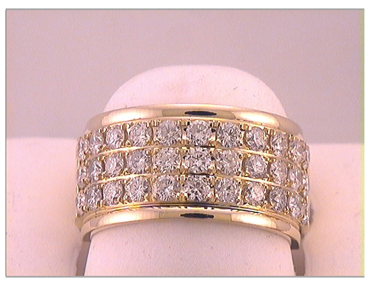 10kt Yellow Gold 1 1/2ctw Diamond Machine Band