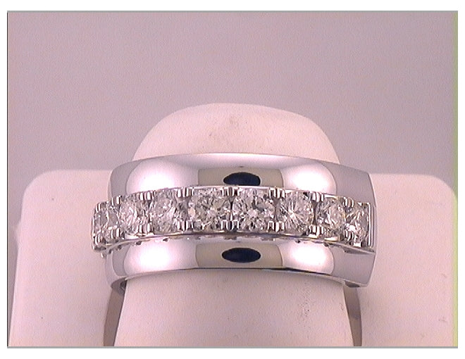14kt White Gold 2 Ctw Diamond Ana M Acuu Set Band