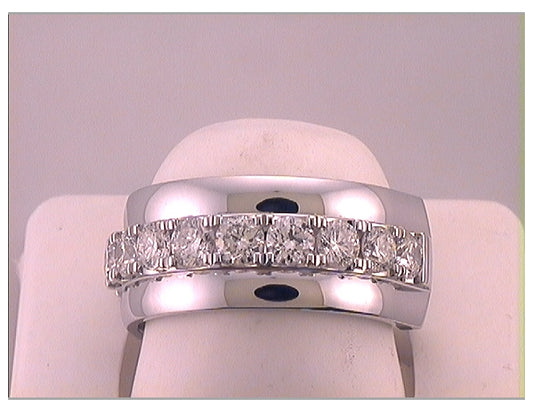14kt White Gold 2 Ctw Diamond Ana M Acuu Set Band