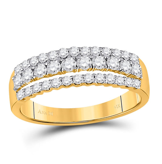 14kt Yellow Gold 3/4ctw Diamond Ring