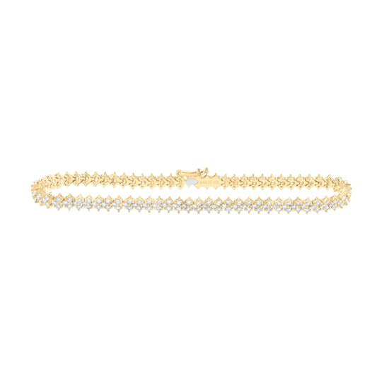 14kt Yellow Gold 2 1/5ctw Diamond Ana M Fashion Bracelet