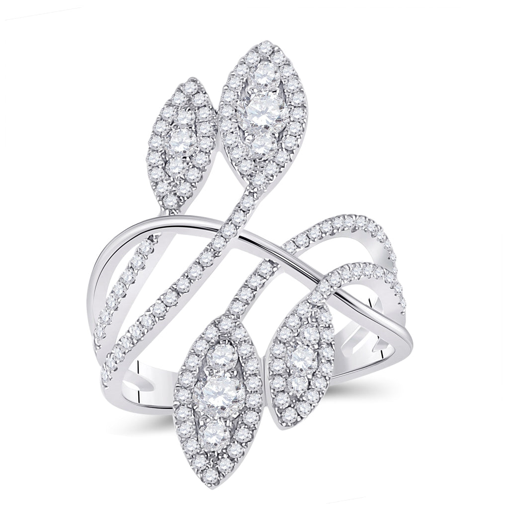 14kt White Gold 1 1/5ct Diamond Cn  Fashion Ring