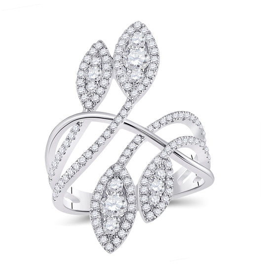 14kt White Gold 1 1/5ct Diamond Cn  Fashion Ring