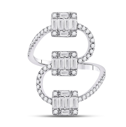 14kt White Gold 1 Ct Diamond Ana M  Diana Ring