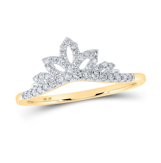10K Yellow Or White Or Rose Gold Womens Round Diamond Enhancer Wedding Band , Womens Size: 5-10