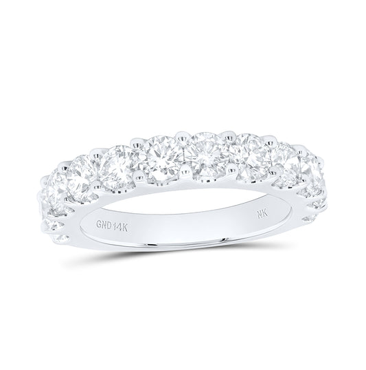 14kt White Gold 2ctw Diamond Nk Ladies Band S6