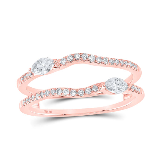 10kt Rose Gold 3/8ctw Diamond Cn Enhancer Ring