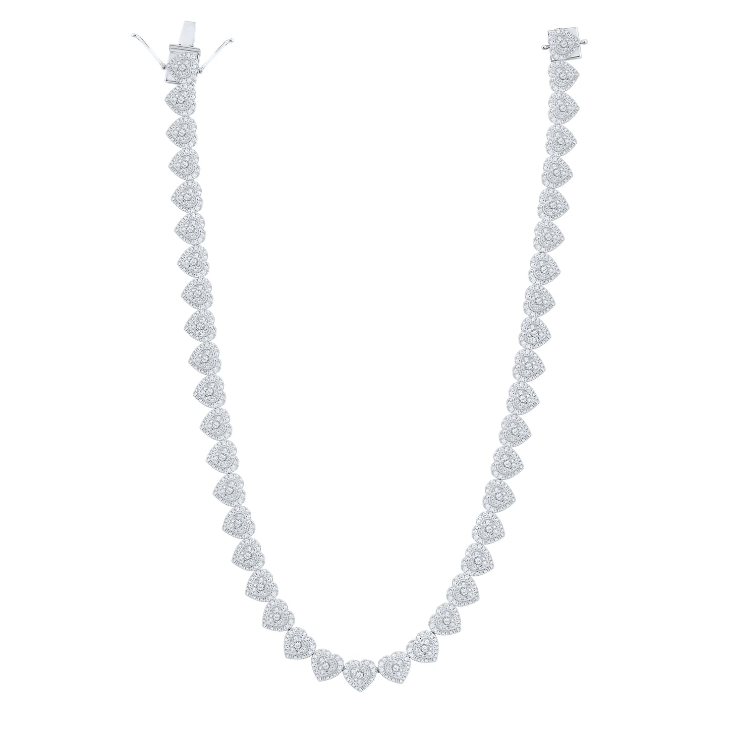 10kt Yellow Or White  Gold 8 1/2ctw Diamond Cn Fashion Necklace(18 Inch)