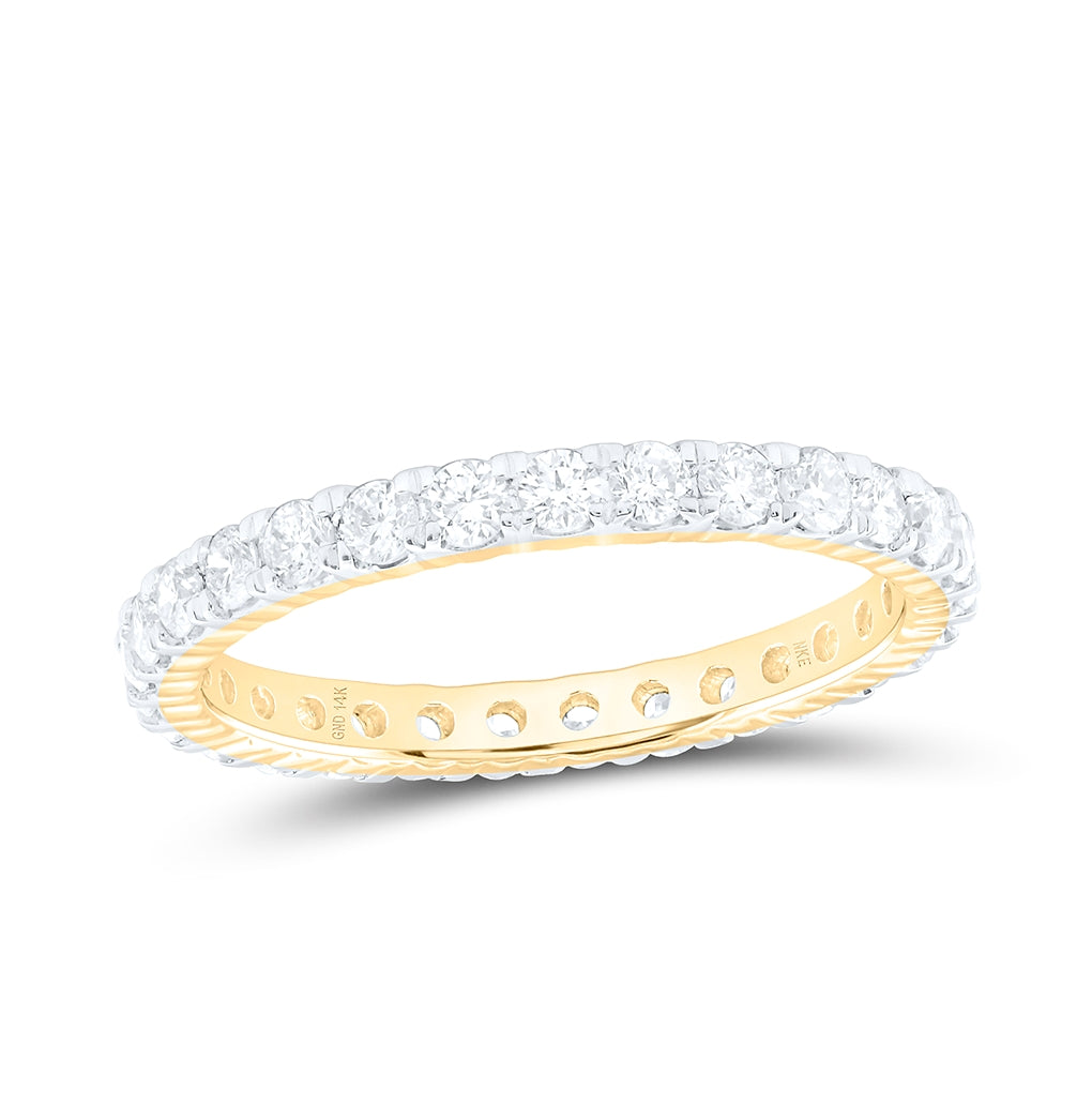 14kt Yellow Or White Gold 1ctw Diamond Nke Eternity Band
