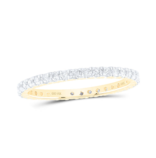 14kt Yellow Gold 1/2ctw Diamond Nke Eternity Band