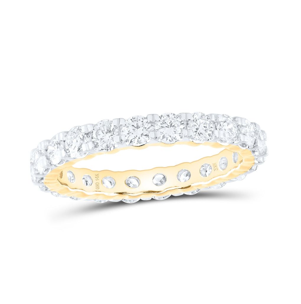 14kt Yellow Or White Gold 2ctw Diamond Nke Eternity Band
