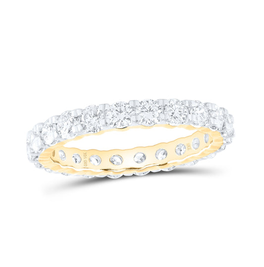 14kt Yellow Or White Gold 2ctw Diamond Nke Eternity Band