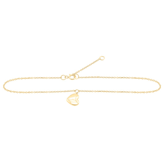 10kt Yellow Or White Gold 0.005ctw Diamond Nk Gift Anklet (9 Inch)