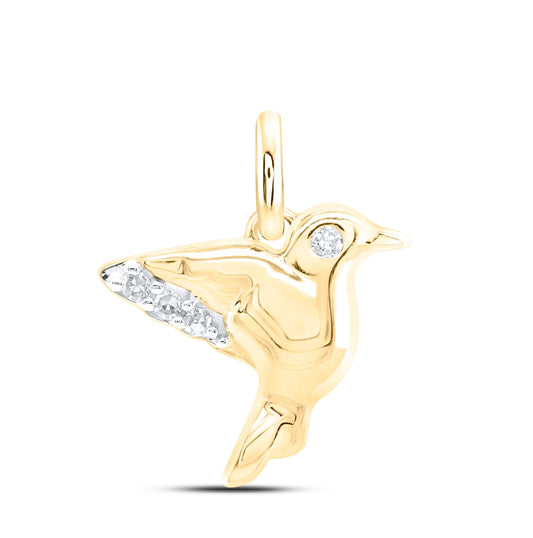 10K Yellow Or White Gold 0.023ctw Diamond Nk Gift Pendant