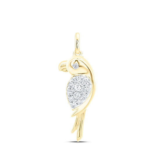 10K Yellow Or White Gold 1/10ctw Diamond Nk Gift Pendant