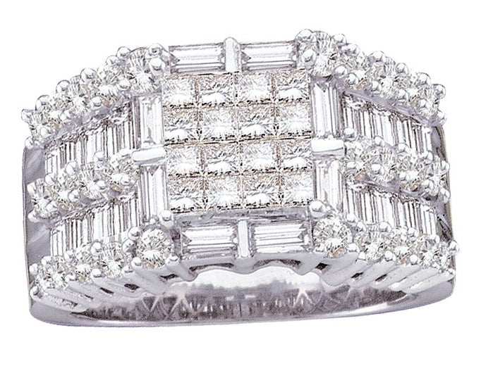 14kt Yellow Gold 1 Ct Diamond Invisible Ring Size 6