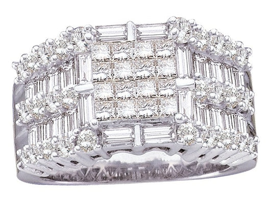 14kt Yellow Gold 1 Ct Diamond Invisible Ring Size 6