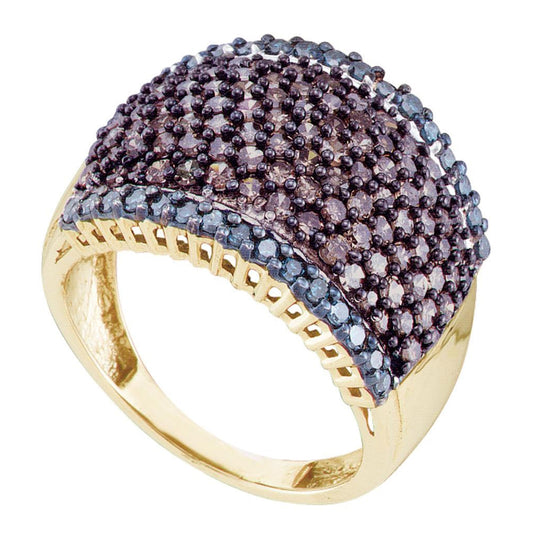 10kt Yellow Gold 1 3/4ct Diamond Band