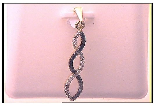 10kt Yellow Gold 1/8ct Diamond Micr-pave Pendant
