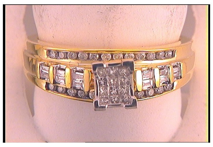 Sterling Silver 1/2ct Diamond Invisible Ring Size 6