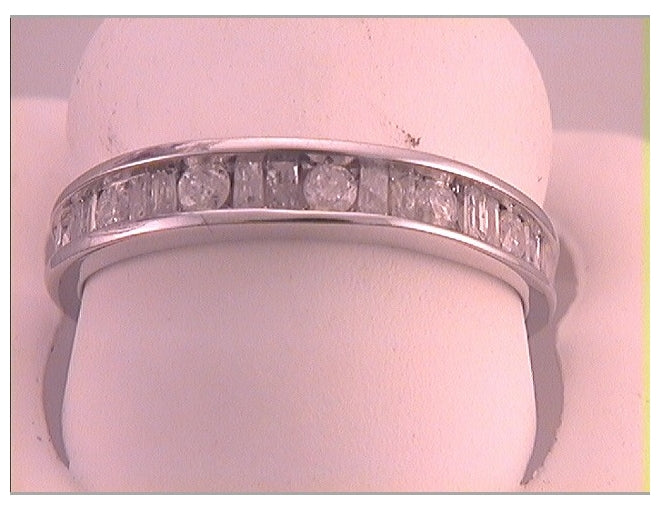 14kt White Gold 1/2ct Diamond Fashion Band