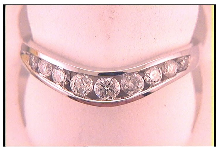14kt White Gold 1/2ct. Diamond Fashion Band