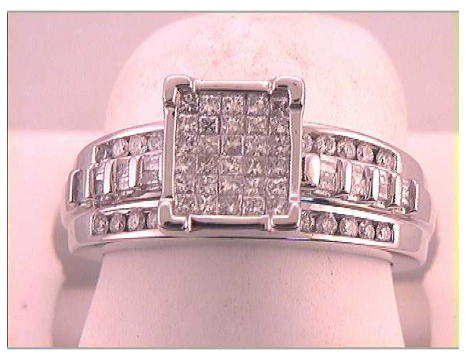 10kt White Gold 1 Ct Diamond Cindy Ring