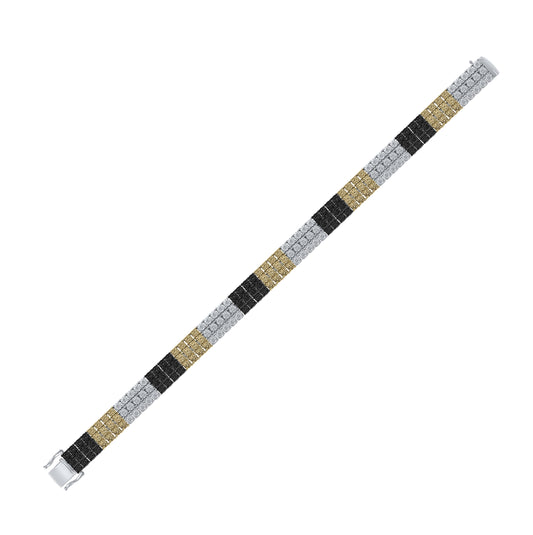 Sterling Silver 1/6ctw Diamond Fashion Bracelet