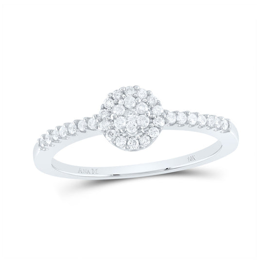 10kt White Gold 1/4ct. Diamond Fashion Ring