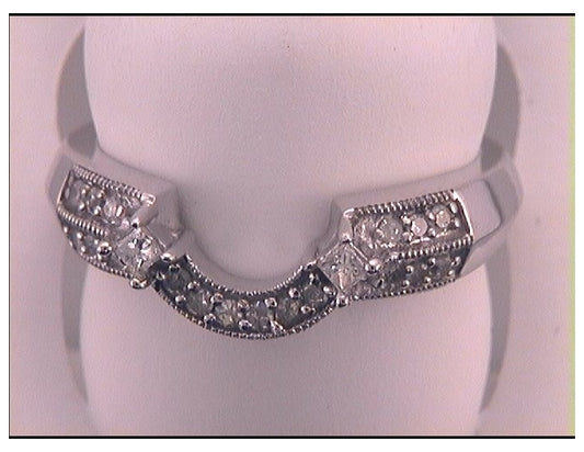 14kt White Gold 1/4ctw Diamond Fashion Ring