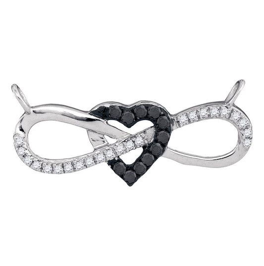 10kt White Gold 1/6ctw Diamond Fashion Necklace