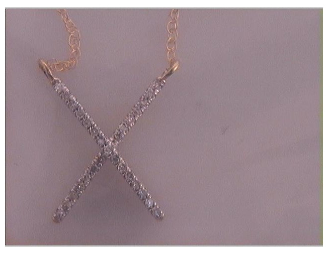 10kt Yellow Gold 1/10ctw Diamond Fashion Necklace