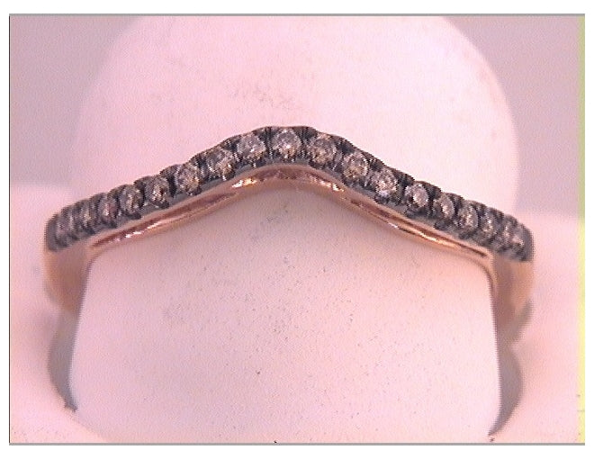 14kt Rose Gold 1/4ctw Diamond Cognac Natural Gift Ring