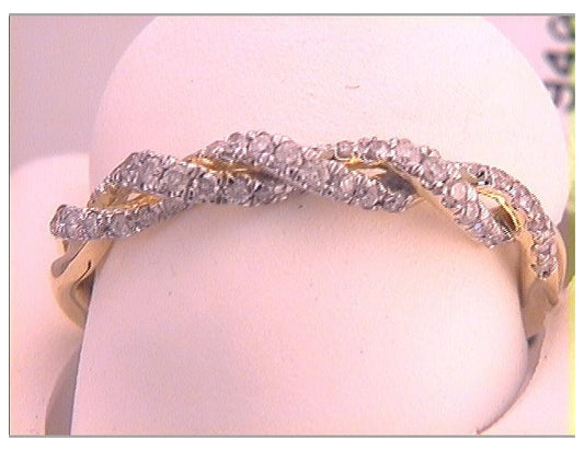 10kt Yellow Gold 1/3ctw Diamond Fashion Ring