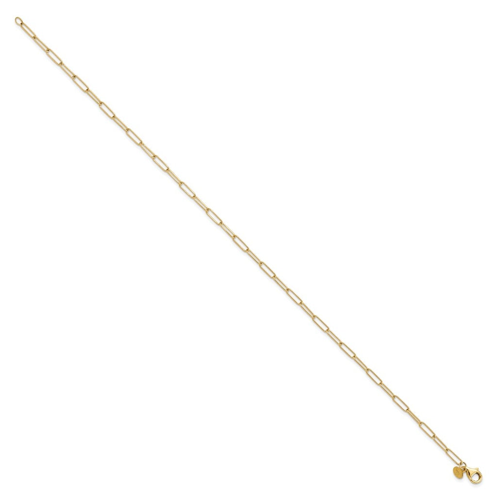 14k Yellow Gold Polished Fancy Link Bracelet