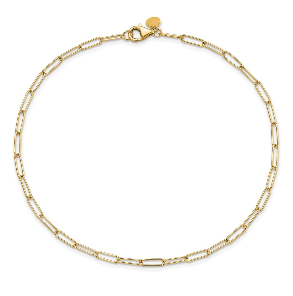 14k Yellow Gold Polished Fancy Link Bracelet