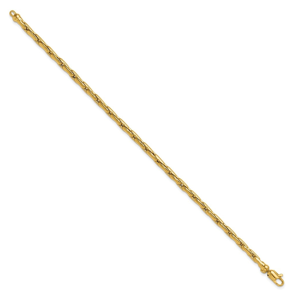 14k Yellow Gold Polished Fancy Link Bracelet