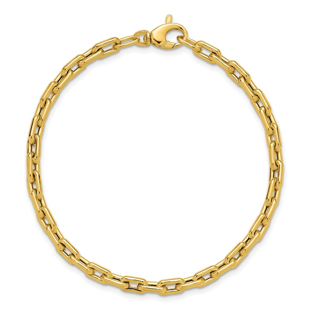 14k Yellow Gold Polished Fancy Link Bracelet