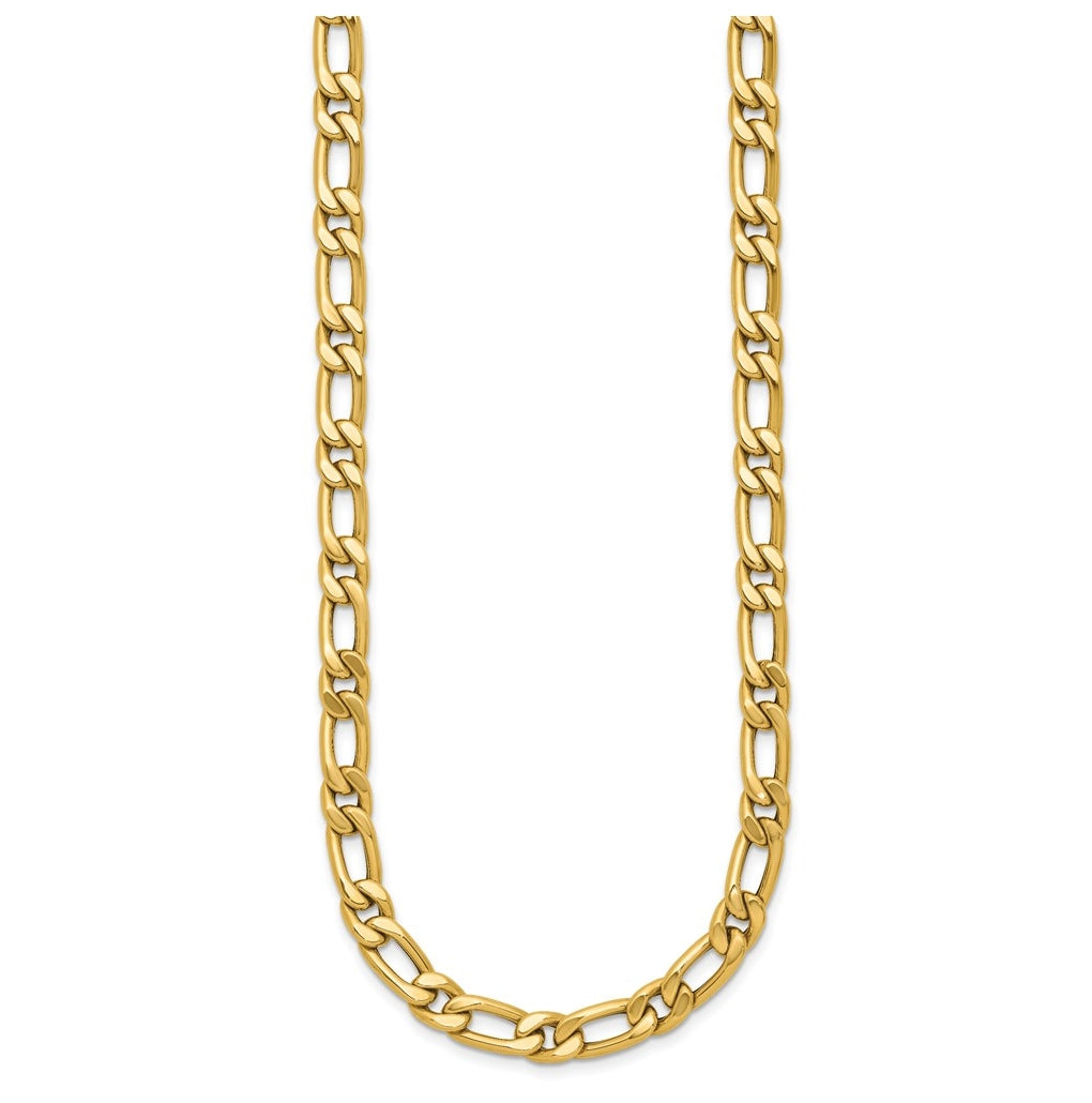 14k Yellow Gold Polished Fancy Link Necklace