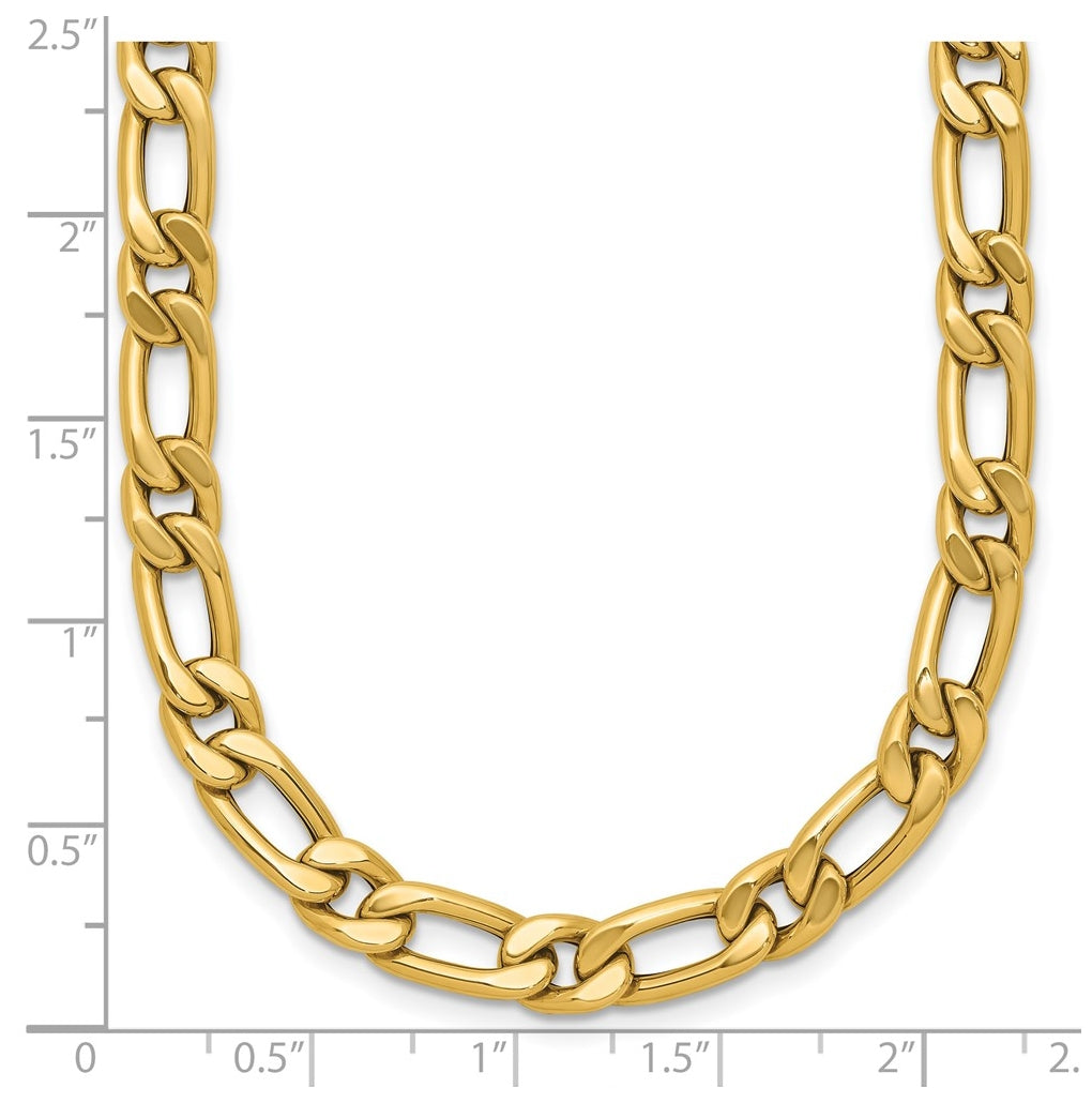 14k Yellow Gold Polished Fancy Link Necklace