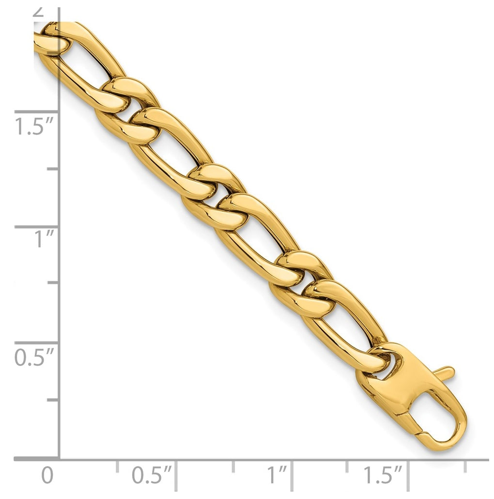 14k Yellow Gold Polished Fancy Link Bracelet