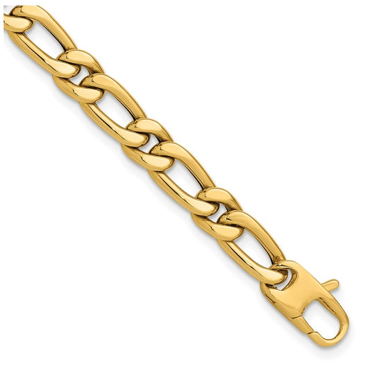 14k Yellow Gold Polished Fancy Link Bracelet
