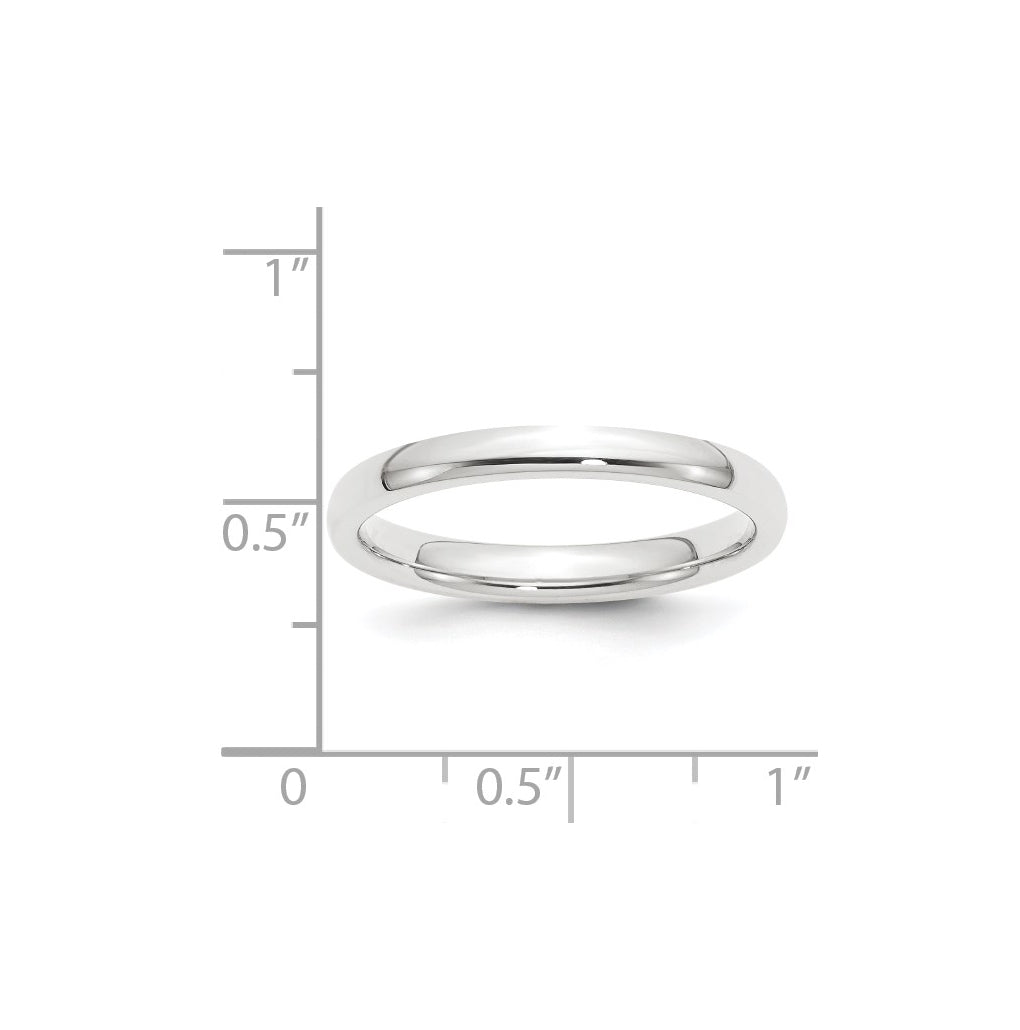 14k Yellow Or White Gold Or Platinum Standard Weight Comfort Fit Wedding Band