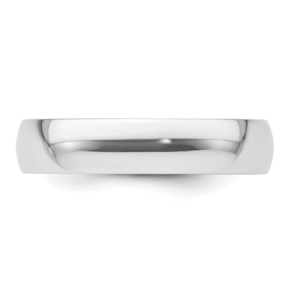14k Yellow Or White Gold Or Platinum Lightweight Comfort Fit Wedding Band