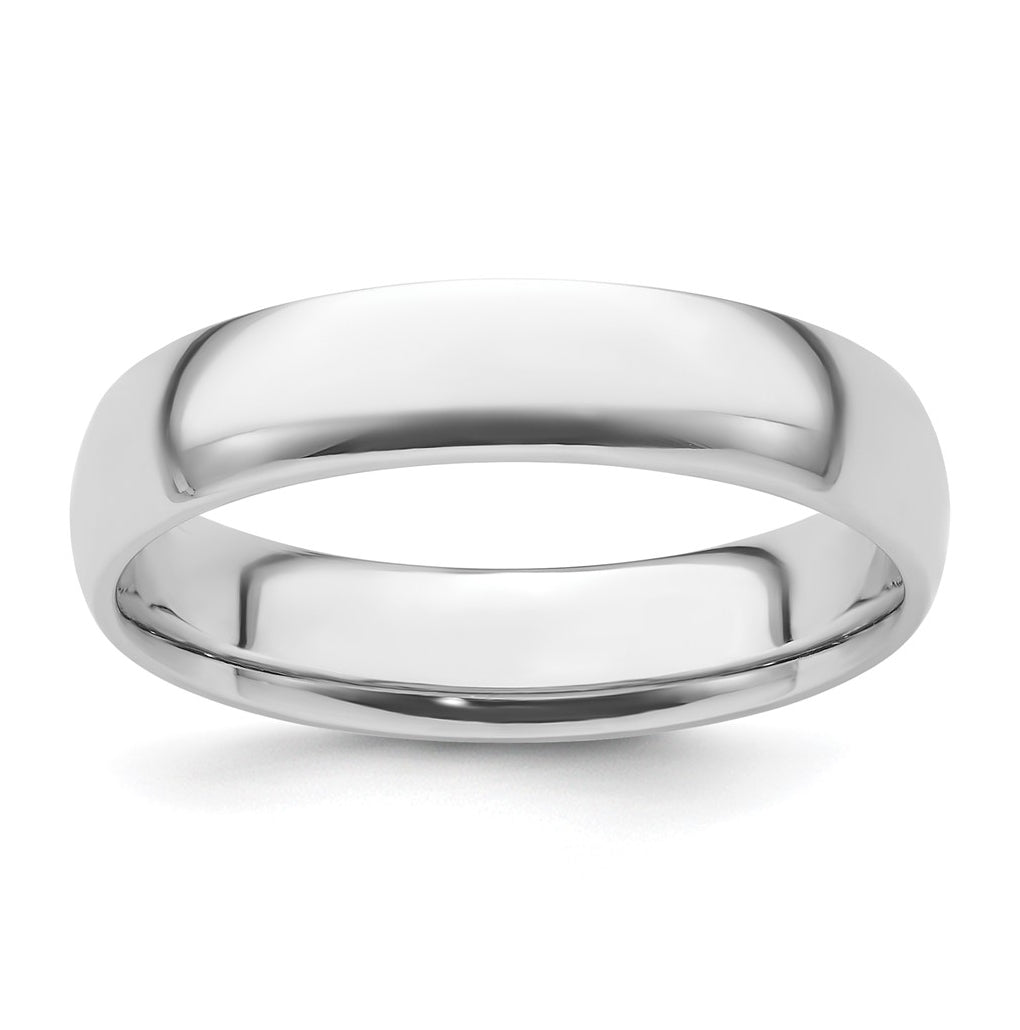 14k Yellow Or White Gold Or Platinum Lightweight Comfort Fit Wedding Band